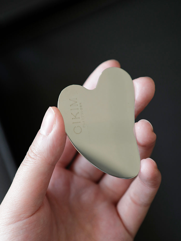 Heart-shaped Stainless Steel Foundation Spatula