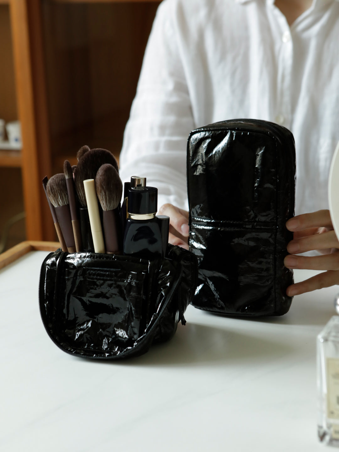 Tyvek Banana-shaped Brush Pouch