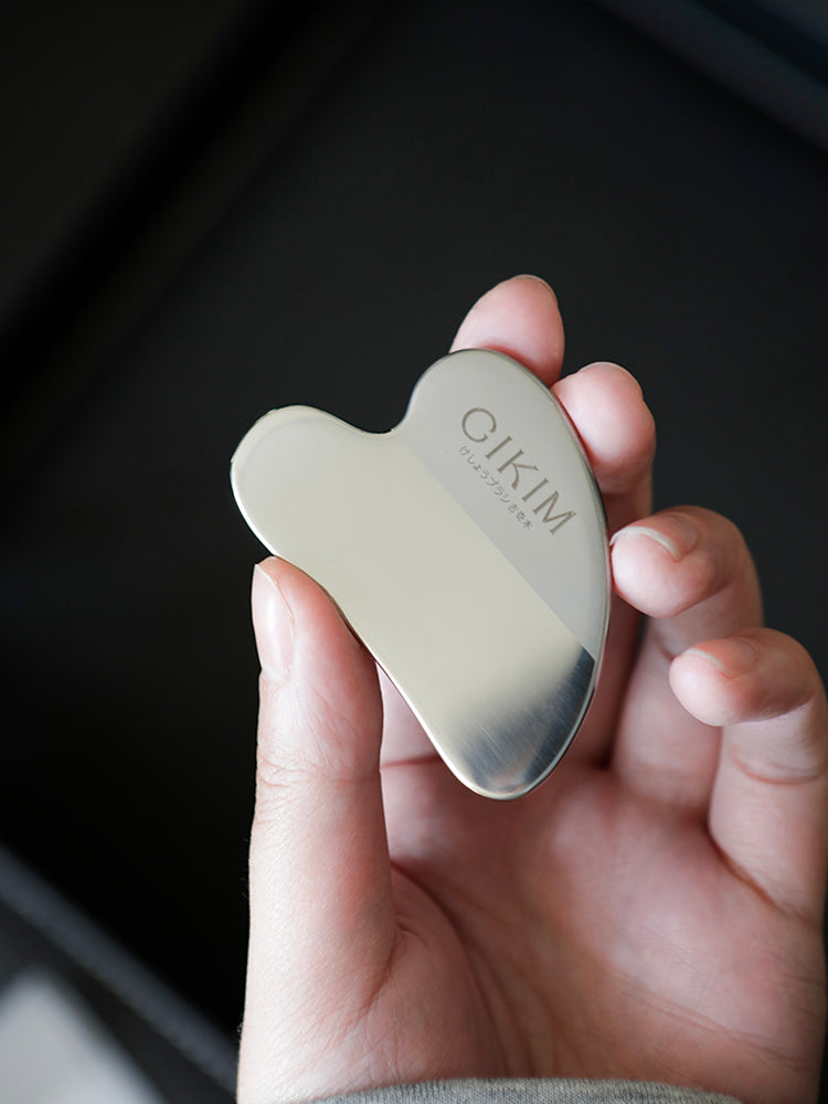 Heart-shaped Stainless Steel Foundation Spatula