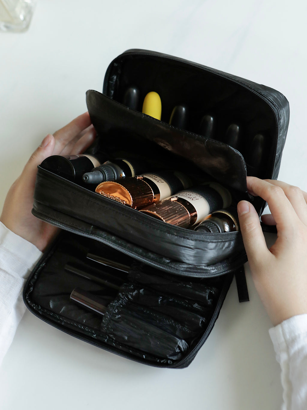 Double-layer Shockproof Tyvek Makeup Bag