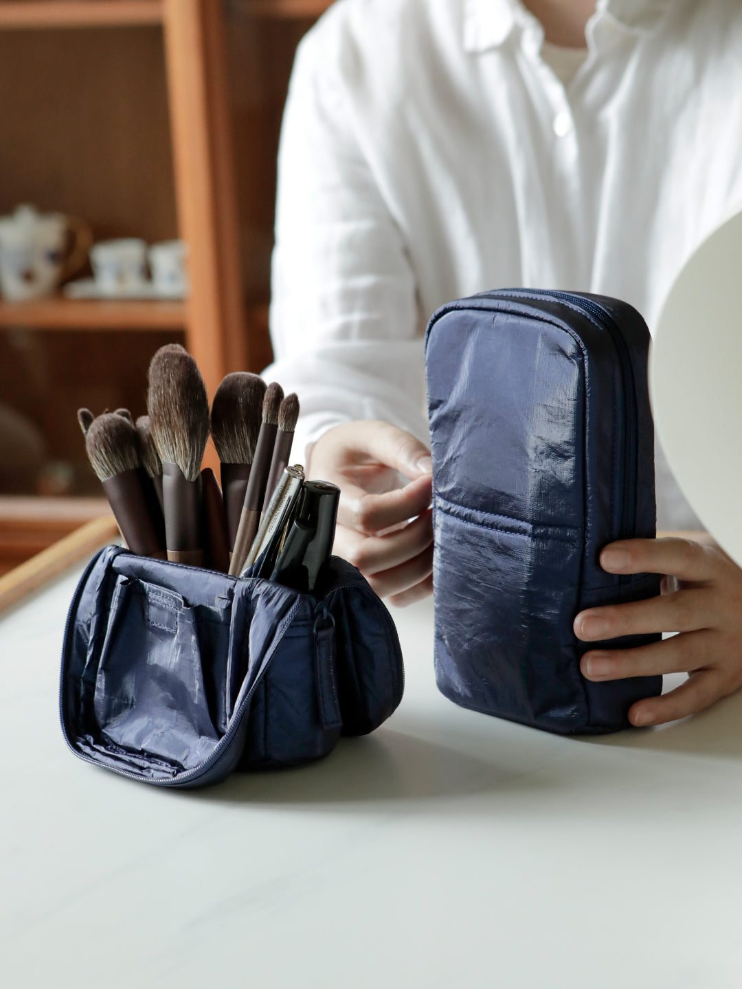 Tyvek Banana-shaped Brush Pouch