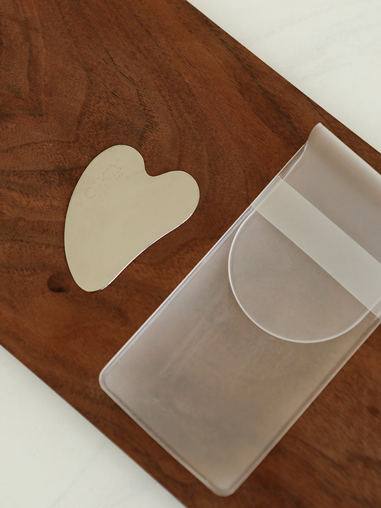 Heart-shaped Stainless Steel Foundation Spatula