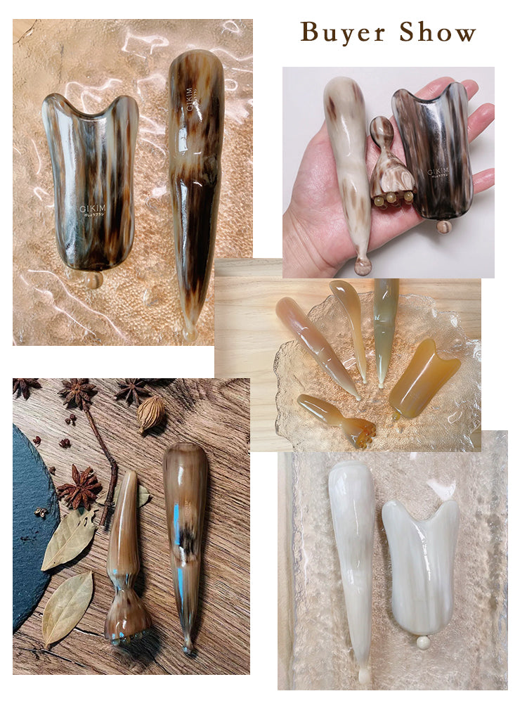 Ox horn gua sha board