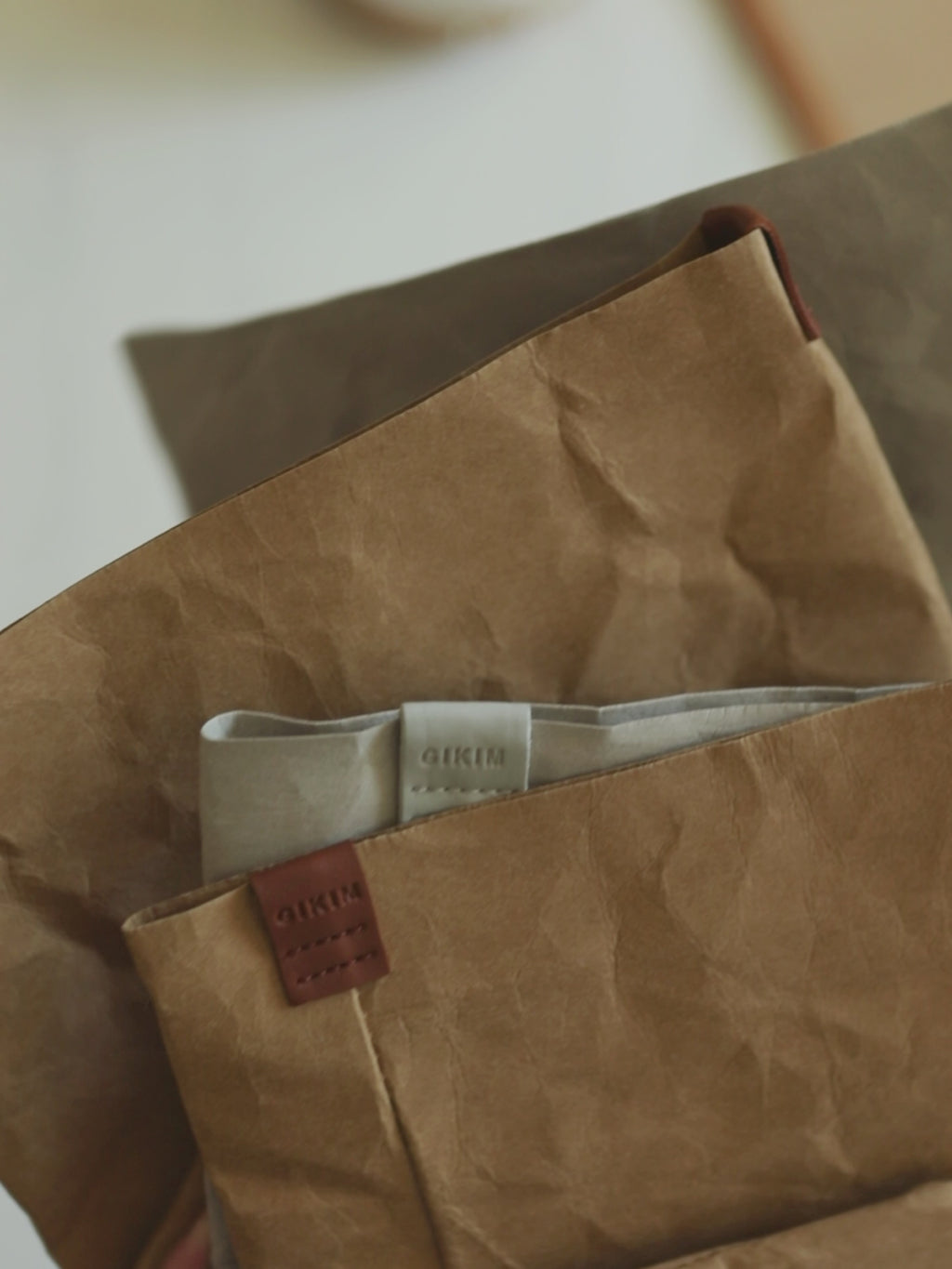 Washable Kraft Paper Bag